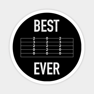 Best Dad Ever Guitar Chords. Father tablature. Magnet